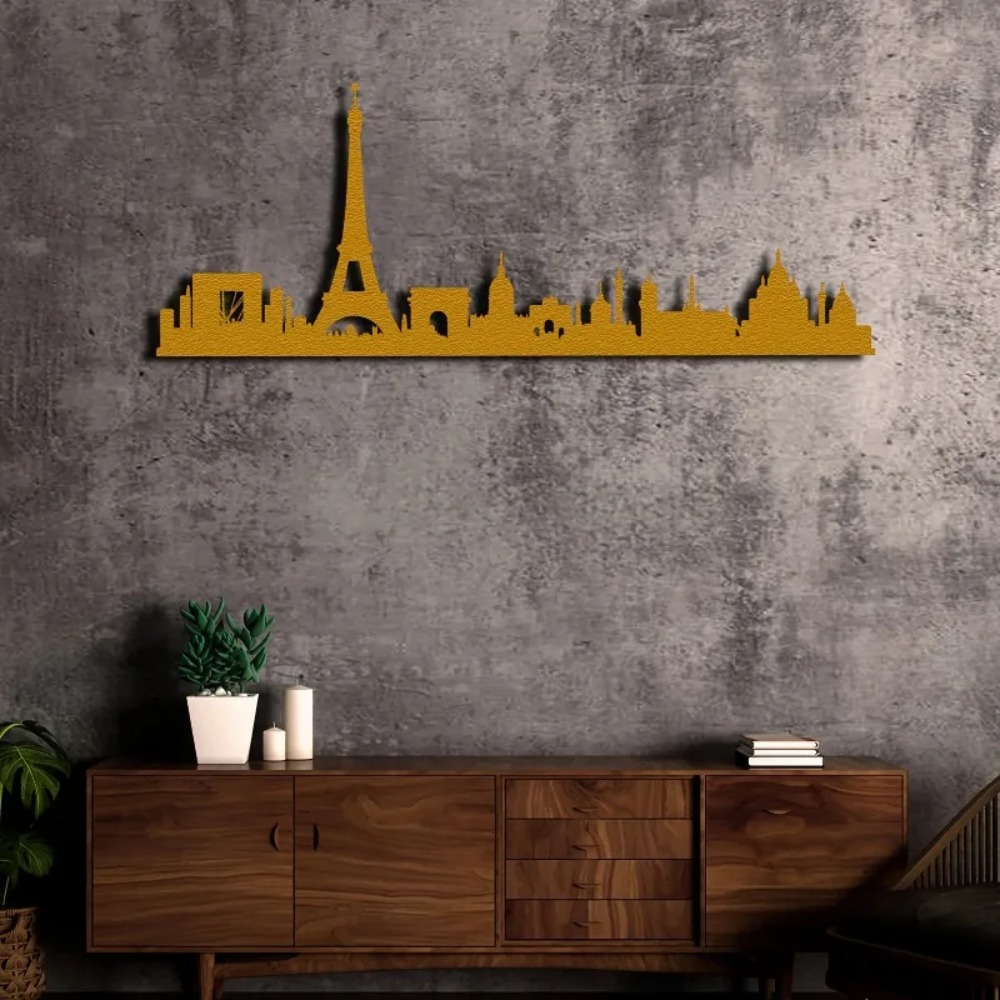 Rubber Mat Desk - CIFbuy Paris-Thema Metall-Wandkunst Gaming-Mauspad mit rutschfester