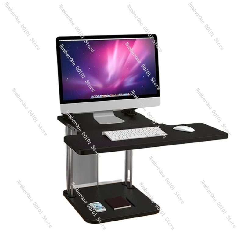 Desk Setup Height - Höhenverstellbarer Stehpult-Konverter für Desktop-Arbeitsstationen, Laptop und