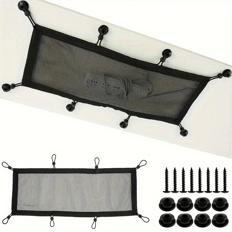 Desk Setup Organizer - 8-Loch-Netzwerkkabel-Organizer für Untertisch-Kabelmanagement, Flexibles Kabelmanagement-Netz, Kabelabdeckung