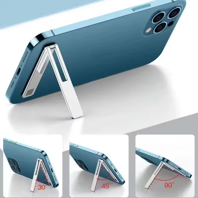 Desk Setup Stand - Magnetischer ultradünner faltbarer Handyhalter aus Metalllegierung,
