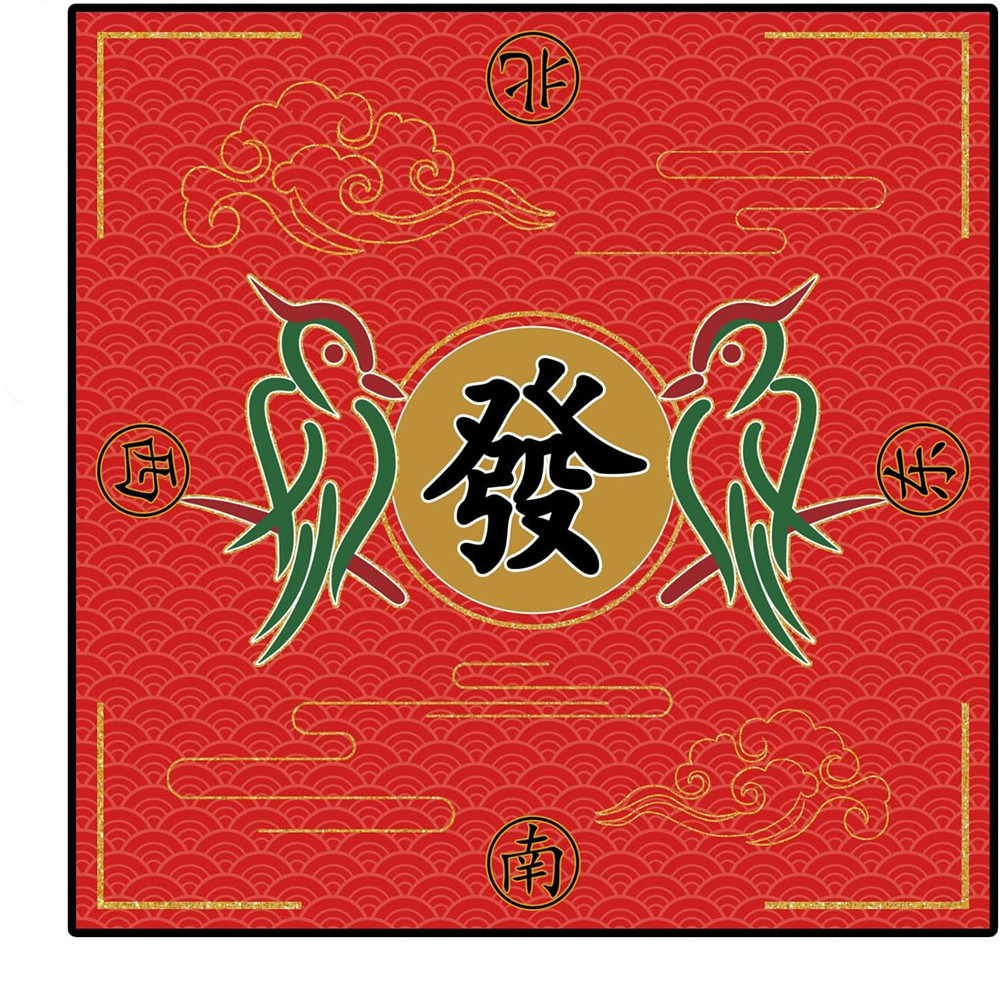 Rubber Mat Desk - Hochwertige Mahjong-Matte aus Gummi, langlebig, wasserdicht,