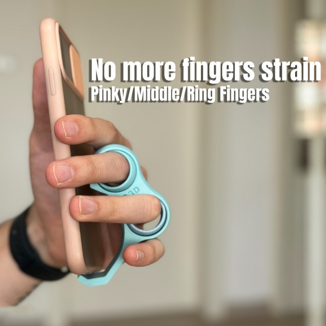 Desk Setup Stand - 1 Stück Handyhalterung Fingergriff-Ständer für Frauen