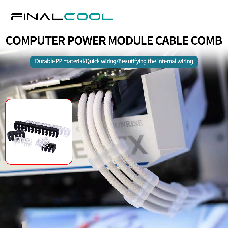 Desk Setup Organizer - FinalCool LXQ-36 24Pin 16Pin 8Pin Kabelorganisator
