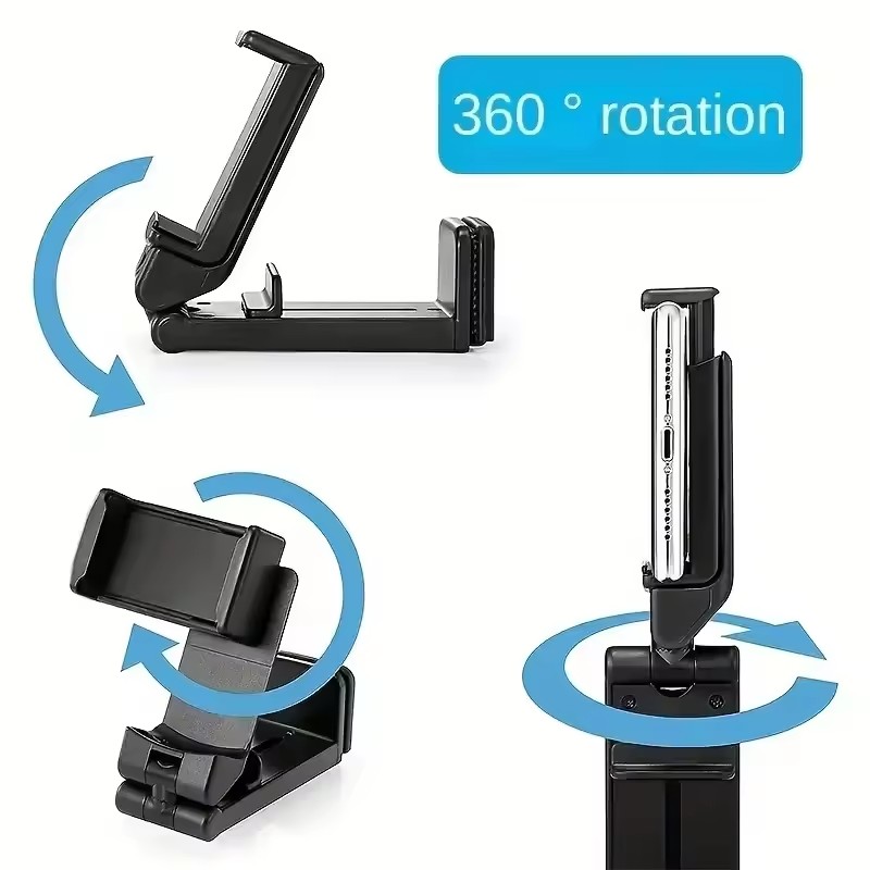 Desk Setup Stand - Multifunktionaler Smartphone-Ständer für Bahn- und Flugzeugsitze,