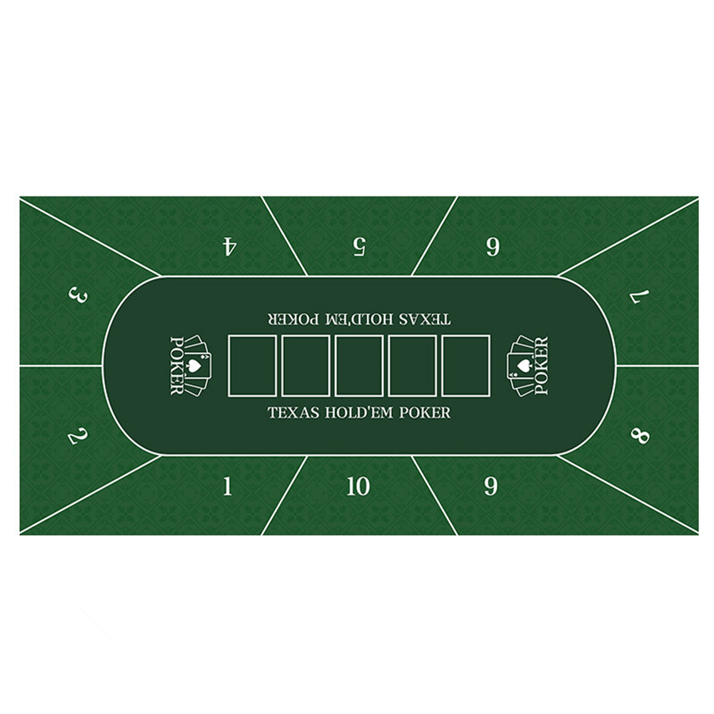 Rubber Mat Desk - Casino Texas Hold'em Tischmatte Gummi Poker-Tischdecke