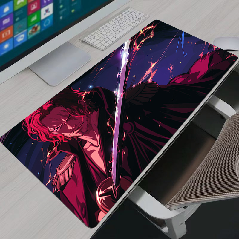 One Piece Shanks Mauspad, groß – Desk Setup Mat Bewertung und Preis