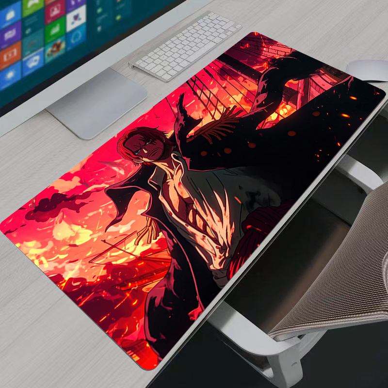 One Piece Shanks Mauspad, groß – Desk Setup Mat Bewertung und Preis