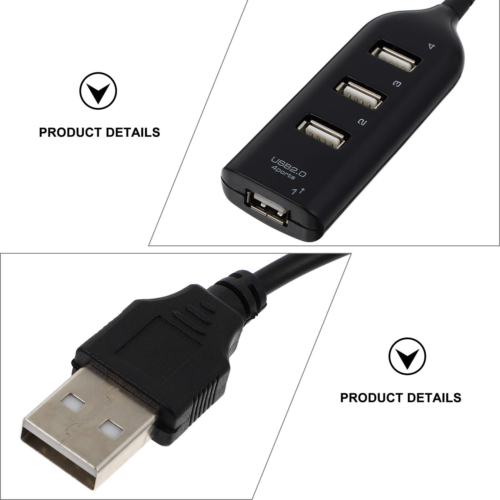 1 Stück tragbarer USB-Hub mit  – Desk Setup Requirements Bewertung und Preis