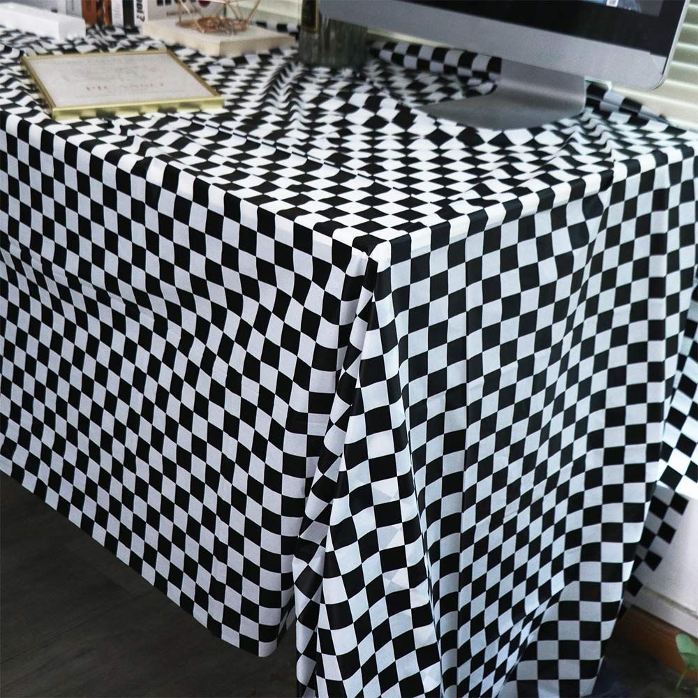 Schwarz-Weiß Karierte Einweg-T – Desk Setup Wallpaper Bewertung und Preis