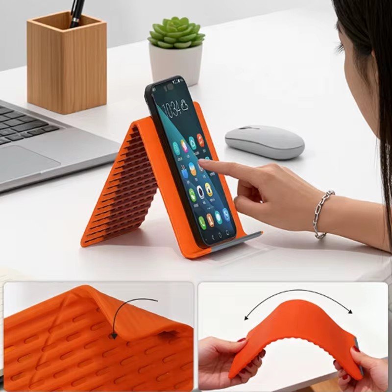 Tragbarer Silikon-Handyhalter, – Desk Setup Stand Bewertung und Preis