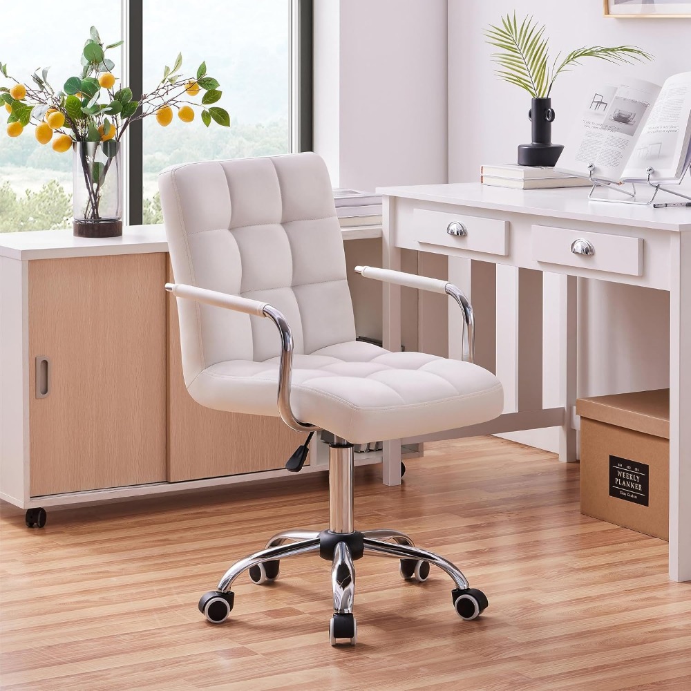 Schminktischstuhl - Gestepptes – Desk Setup Height Bewertung und Preis