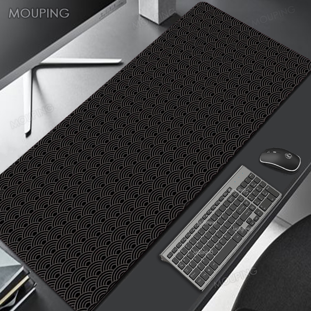 Schwarze Schreibtischunterlage – Desk Setup Black And White Bewertung und Preis