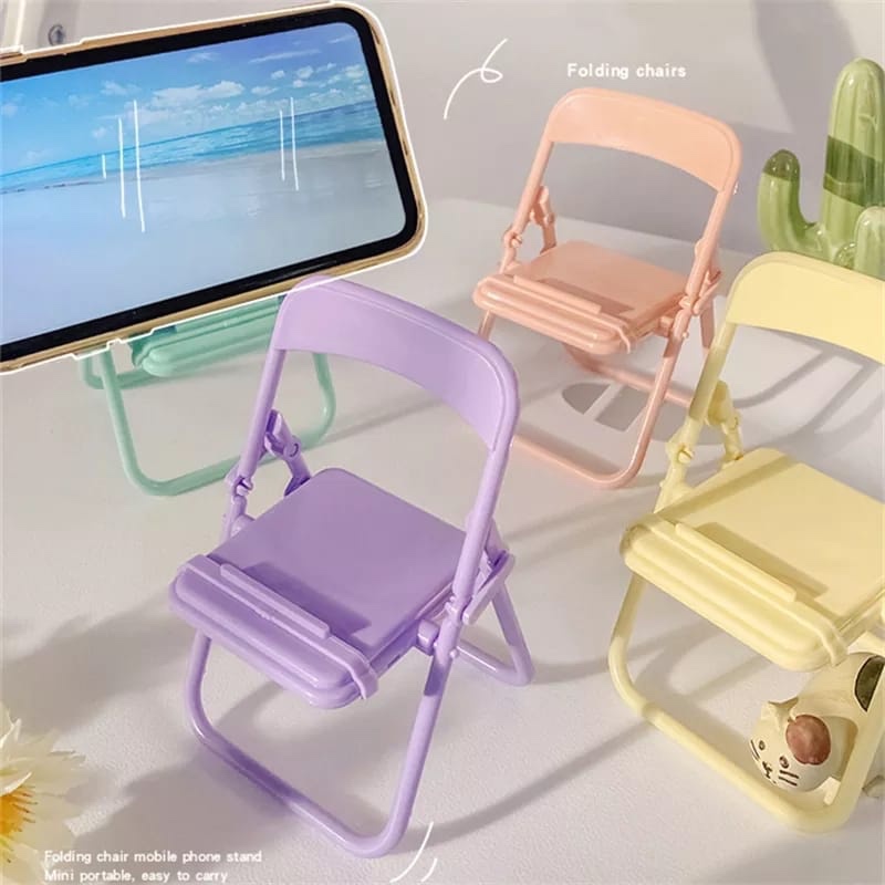 Niedlicher Stuhl-Handyhalter,  – Desk Setup Decor Bewertung und Preis