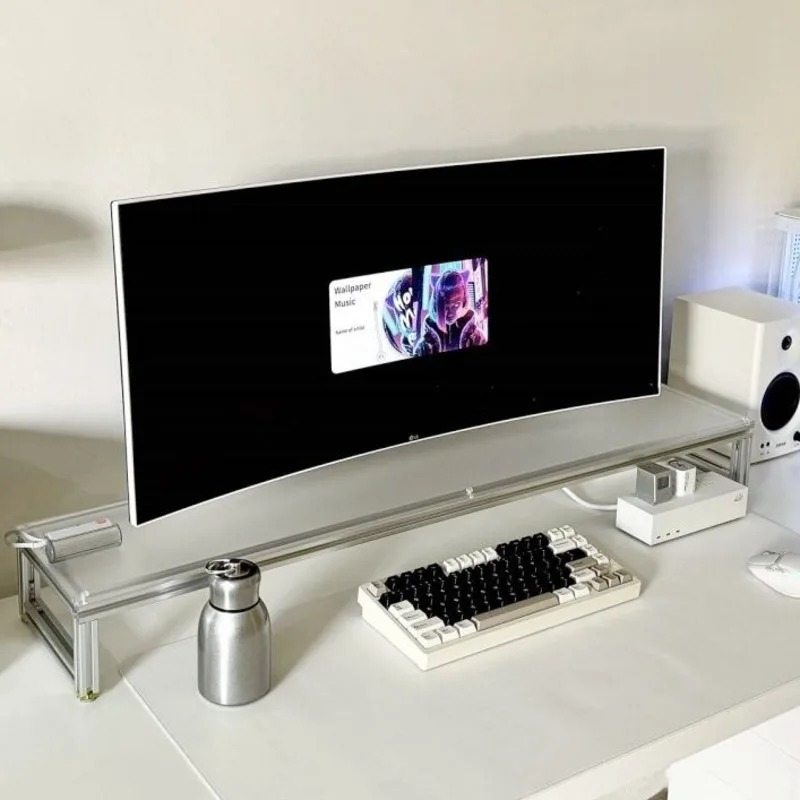 Aluminium-Monitorständer, Acry – Desk Setup Height Bewertung und Preis