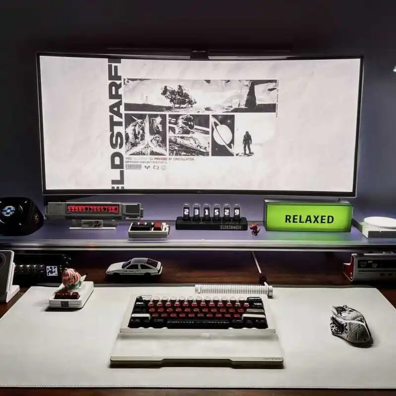 Aluminium-Monitorständer, Acry – Desk Setup Height Bewertung und Preis