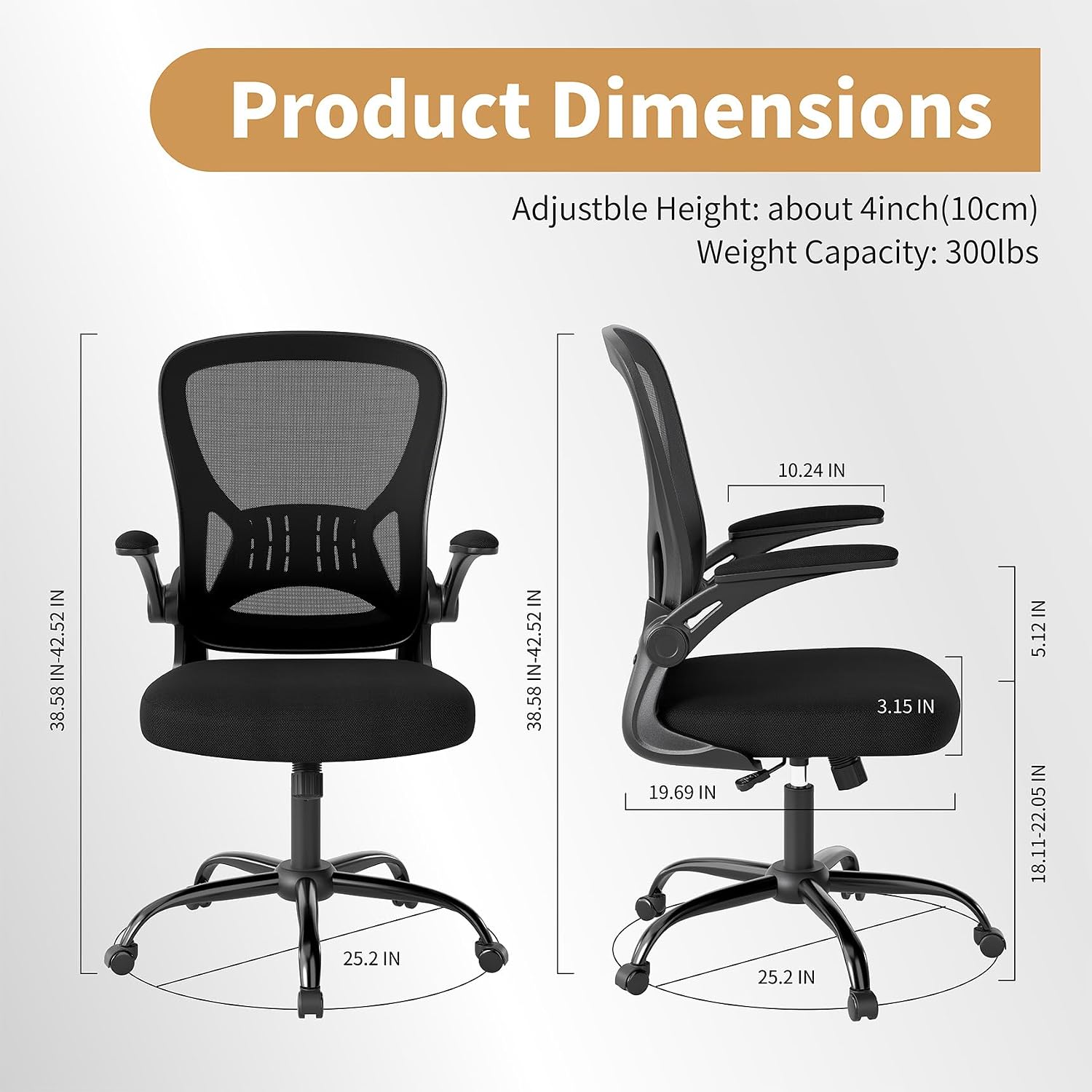 Bürostuhl-Set mit 10 Stück, er – Desk Setup Height Bewertung und Preis